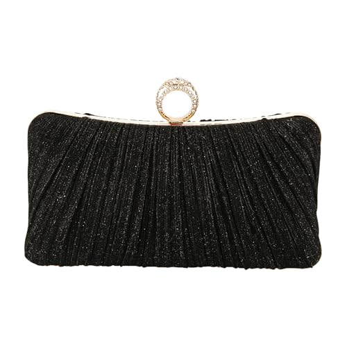 Image of Clutch Purse for Women, Evening Bag with Removable Chain Strap Elegant Handbag for Wedding /Prom /Cocktail /Party