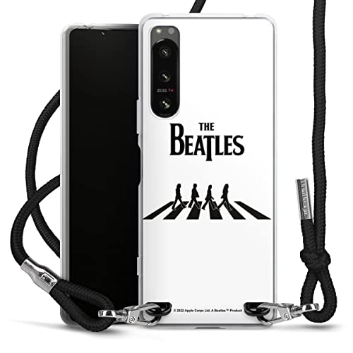 DeinDesign Coque Collier Compatible avec Sony Xperia X5 IV Coque avec Cordon Coque avec Cordon The Beatles Abbey Road… - Les Beatles, Paul McCartney, John Lennon, RIngo Starr, George Harrison DeinDesign Coque Collier Compatible avec Sony Xperia X5 IV Coque avec Cordon Coque avec Cordon The Beatles Abbey Road…