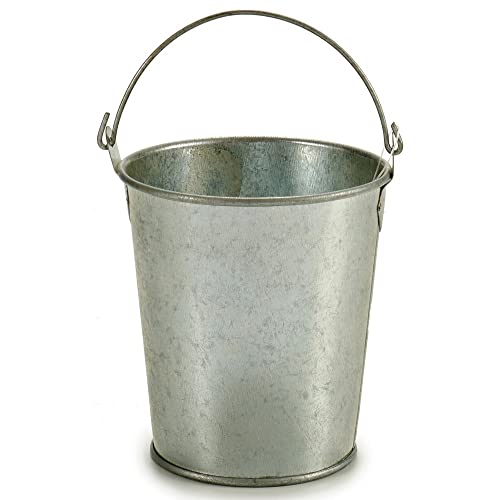 Ibergarden S3606171 Cubo Zinc, 10.5 x 11 x 11 cm, Nickel