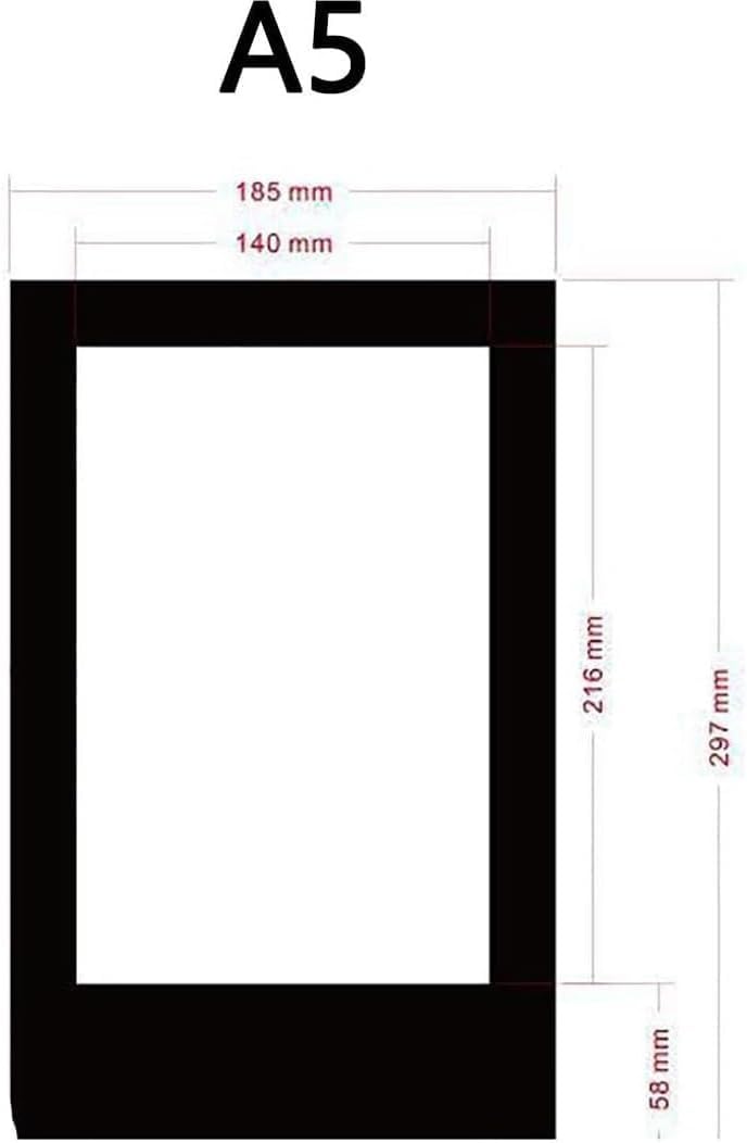 Cubierta de menú con iluminación LED, luz recargable de doble cara con sensor automático, protector de piel sintética para restaurantes, cafeterías, bares (3 hojas + 4 lados)