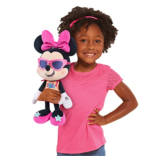 Disney Street Beach Large Plush Minnie Mouse, 19-Inch Stuffed Animal, Officially Licensed Kids Toys For Ages 2 Up, Gifts And Presents, Amazon Exclusive #TOP1