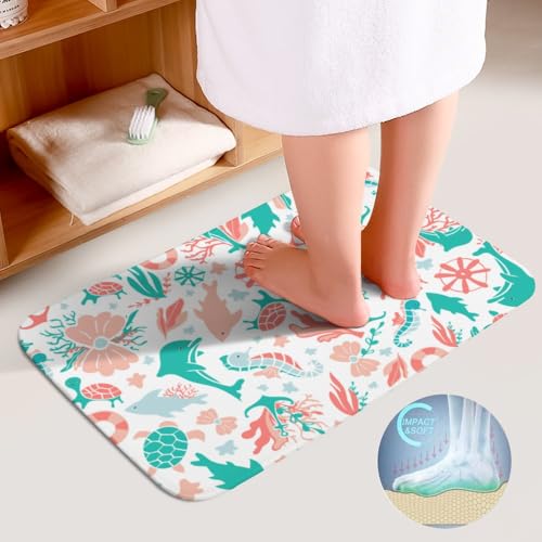 IZOTUSXI Bathroom Rugs Sets 3 Piece, Artistic Abstract Design Toilet Seat Covers, Washable Bath Mats Set, Modern Bathroom Decor for Stylish Homes - Image 6