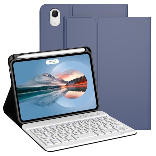 美品96% iPad mini 7 A17 Pro 第7世代 ペンシルキーボード 美品96