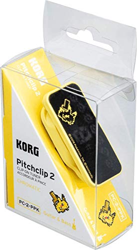 Korg PC-2-PPK Accordeur chromatique à clipser pour Pikachu Jaune - Les Beatles, Paul McCartney, John Lennon, RIngo Starr, George Harrison Korg PC-2-PPK Accordeur chromatique à clipser pour Pikachu Jaune – Image 6
