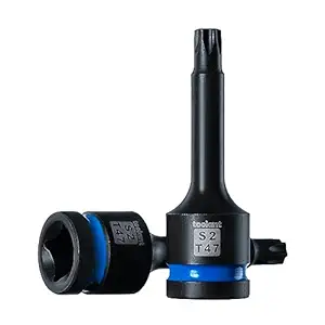 toolant Torx T47 Impact Bit Socket Set 2pcs,1/2