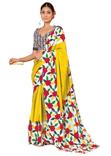Sari 14457 coton premium imprimé main, coupon de tissu noble d'exception artisanale