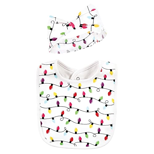 Image of Hudson Baby Unisex Baby Bandana Bibs and Headbands