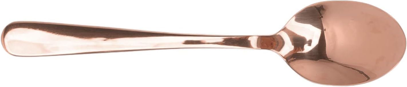 Fdit 3Pcs Seasoning Jar Set with Lid and Spoon, Stainless Steel, Rose Gold, Storage Container Rack Organizer for Salt Sugar, 8.5x6.2cm