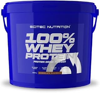 Scitec Nutrition 100% Whey Protein - Bezglutenowy - Bez oleju palmowego - Wspomaga wzrost mięśni - Idealny dla sportowców, 5 kg, Czekoladowy