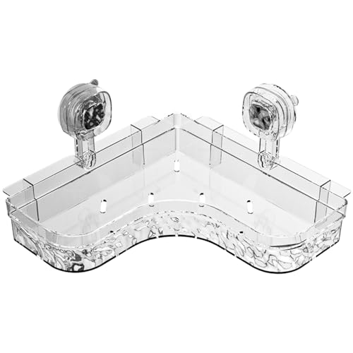 Étagère d'angle de salle de bain suspendue sans perçage lourd