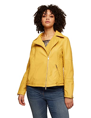 FIORELLA RUBINO: Giubbotto in Similpelle Giallo