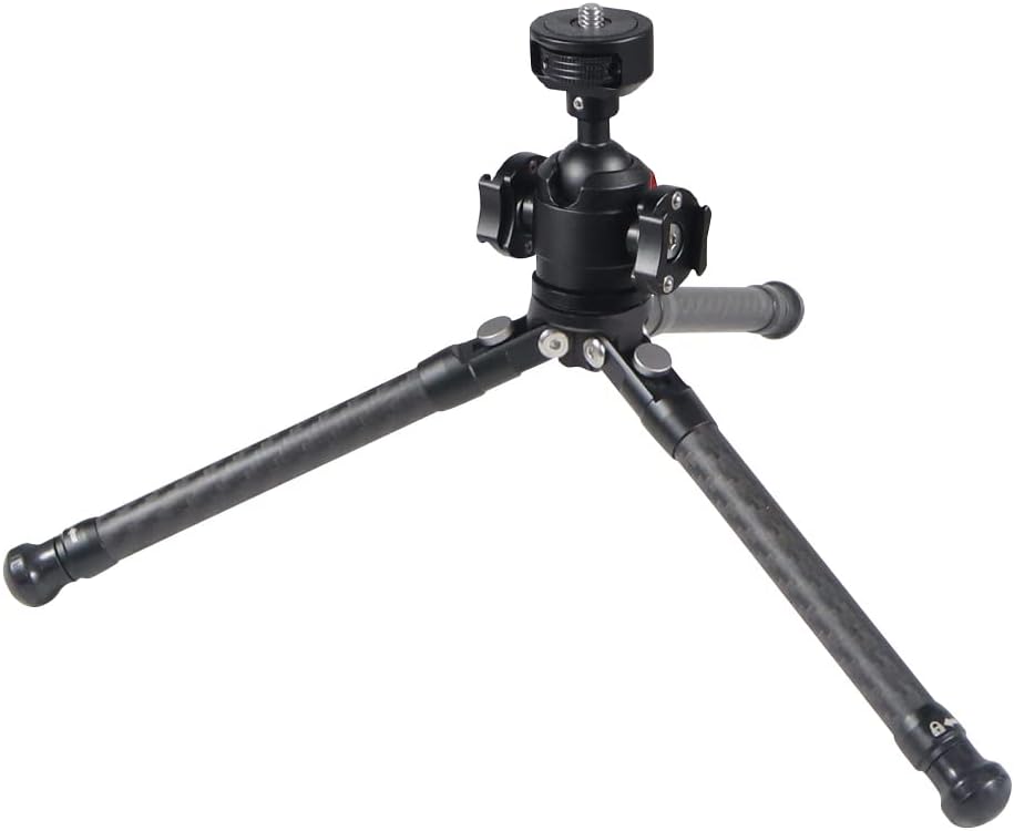 FEICHAO Swivel Tripod Ball Head 1/4" Screw Cold Shoe Mount Adapter for SLR Camera Tripod Microphone Expanded Accessories (Type D)