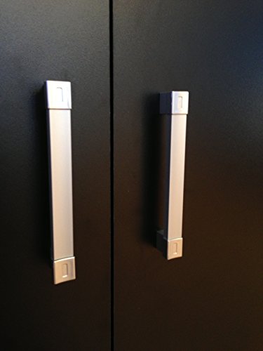 DRP Trading 2 Door Wardrobe & 4 Drawer Chest in Black & Walnut Bedroom Furniture Set - Image 8