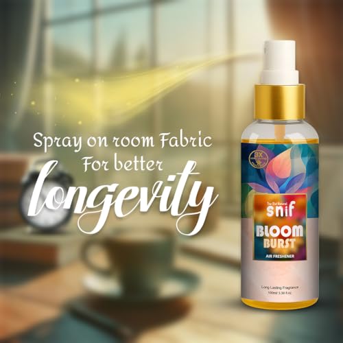 Image of The Old Natural Snif Citrus Rush Air Freshener Spray - 100ml | Refreshing Citrus Fragrance, Long-Lasting Freshness for Home, Office & Car