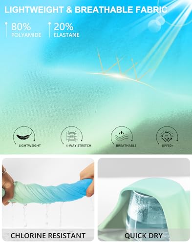 Image of G Gradual Tankini Tops for Women High Neck Swimsuits Swim Top Modest Bathing Suit Swimwear Tank Top only No Bottom