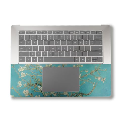 Image of Laptop Skin Compatible with Surface Laptop 7 15 inch (2024) - Almond Blossom - Premium 3M Vinyl Protective Wrap Decal Cover - Easy to Apply | Crafted in The USA by MightySkins