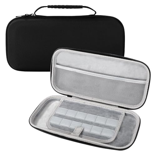Carrying Case for Switch 2, Oxford Large Capacity Travel Game Console Pouch Protective Hard Shell Case Portable Console Storage Bag Practical Accessories for Switch 2