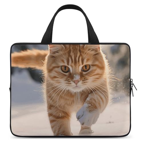 Sac pour ordinateur 12" Marcher dans la neige unisexe