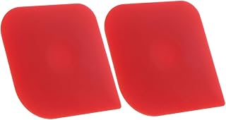 2pcs Kitchen Scraper Tools Cream Smoother Dough Scraper and Pan Cleaner for Baking and Cooking Needs Comfortable Non-skid Design for Easy Operation