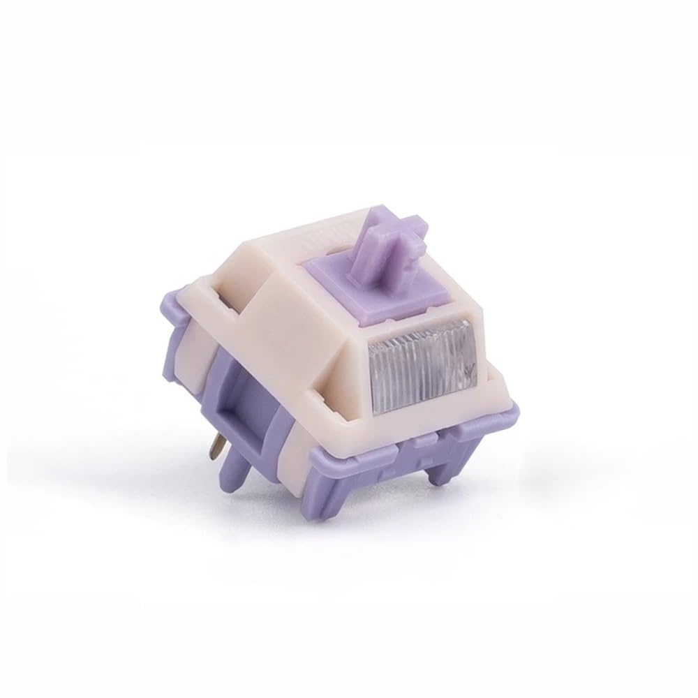 MMD Princess V4 przełącznik, 5-pinowy, wstępnie nasmarowany, liniowy/dotykowy przełącznik RGB do niestandardowej klawiatury mechanicznej, liniowy 45 g, 110 szt