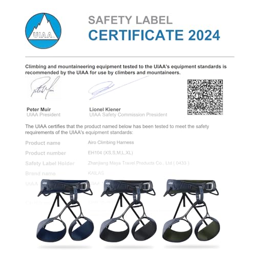 KAILAS Airo Rock Climbing Harness Homens Telhado Arnês Escalada Em Árvores Montanhismo Rapel Arnês F