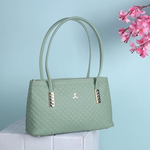 Image of Mochi Women Faux Leather Casual Shoulder Bag with Premium Metal Details
