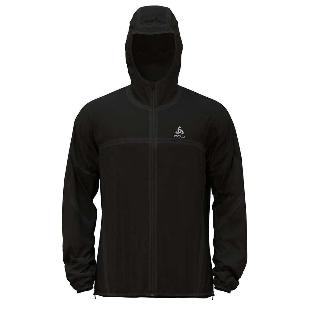 Odlo Hommes Zeroweight Waterproof Jacket Vêtements De Course Veste Running Blau - Bleu Foncé