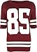 Produktbild WearAll - Damen 85 Übergrößen Sackartige Baseball drucken Kurzarm T-Shirt Top - Wein - 52-54