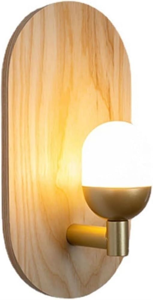 Aplique de pared nórdico para fondo de sala de estar y dormitorio con luz cálida
