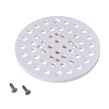Oatey 42021 Shower Drain Strainer, 6-3/4-Inch, White