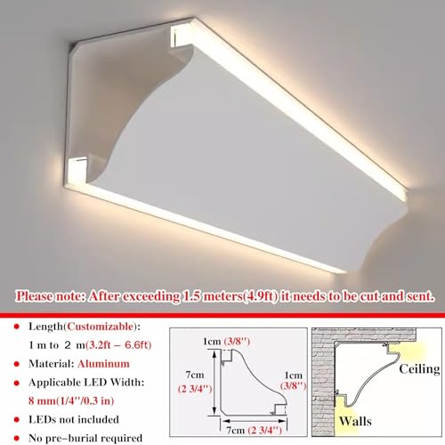 Moulures d'angle pour éclairage indirect intérieur chic - 6