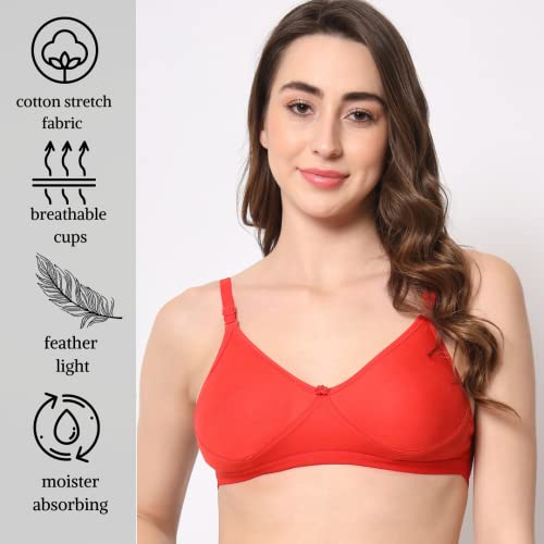 Image of Be-Wild Full Coverage Non Padded Backless Transparent Strap Bra for Women and Girls /Ladies /Black /Cotton /Casual /t-Shirts /Everyday /Regular /Bras