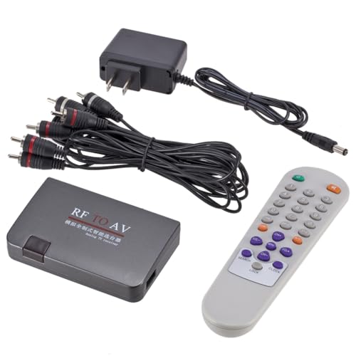 RFからAVへの変換アダプタ RF-AVコンバータ、ラジオセレクタ、テレビ、ケーブルテレビ-プロジェクションテレビ、ビデオポートは全標準をサポート(米国の規制)