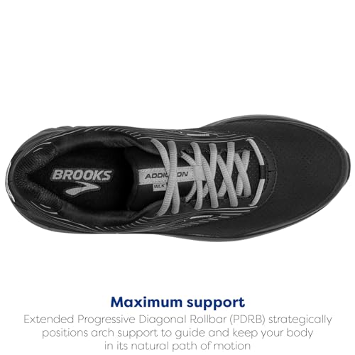 Brooks Brooks Men's Addiction Walker Suede Walking Shoe - Black/Primer/Black - 10 Medium