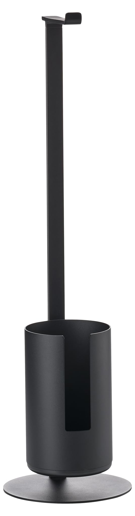 Zone Denmark Rim Toilettenpapierhalter Stehend – Freistehend, Aluminium, Schwarz, mit Aufbewahrung