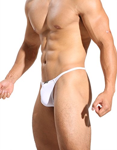 Sexy Low Waist T-back Simple Men's Thong Multi-color Underwear YY11642