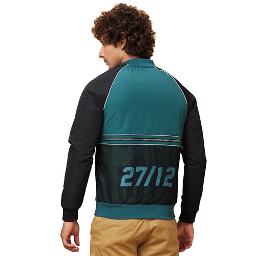 Image of Being Human Green Regular Fit Long Sleeves Men's Jacket Clothing