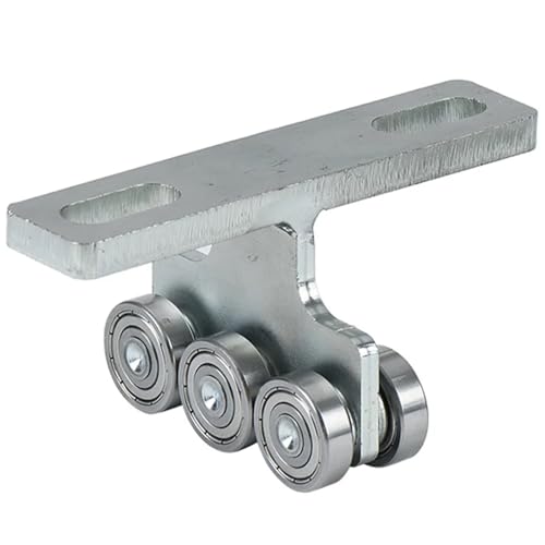 Roue de suspension silencieuse en T pour porte coulissante en bois