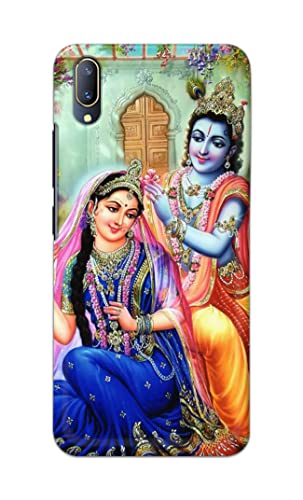 Image of Printed Hard Back Cover Case for Vivo V11 Pro Back Cover (Radha Krishna) -1803