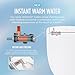 TOTO WASHLET S5 Electronic Bidet Toilet Seat with Instantaneous Water Heating, PREMIST and EWATER+ Wand Cleaning, Elongated, Cotton White - SW3446#01