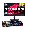 Lenovo ThinkCentre M820Z All-in-One Desktop Computer, 21.5″ FHD(1920×1080) Display, Core i7-8700 – 3.20GHz to 4.60GHz, 8GB RAM, 256GB SSD, Keyboard & Mouse, No Camera, WiFi, Windows 11 pro(Renewed)