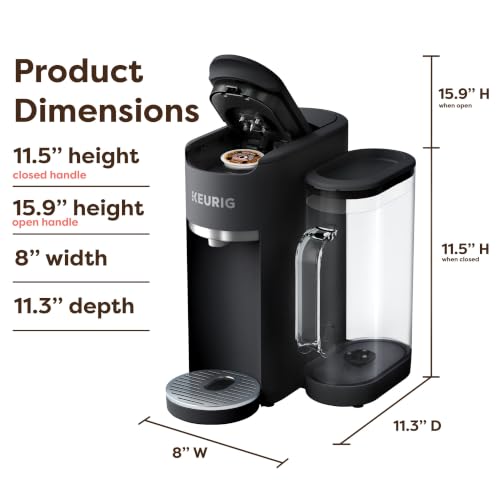 Keurig K-Supreme Hot & Iced Single Serve K-Cup Pod Coffee Maker Gen2, Black - image 5