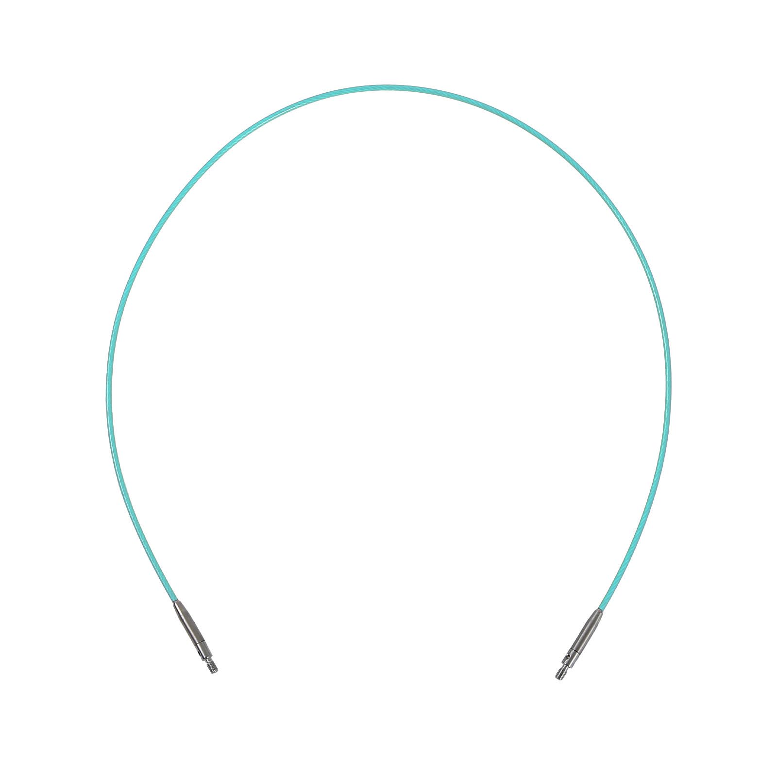 Tsophreniq Replaceable Knitting Needle Cable Rustproof Aluminum Knitting Needle Cable for Weaving Sweater Tapestry Yarn Crafting