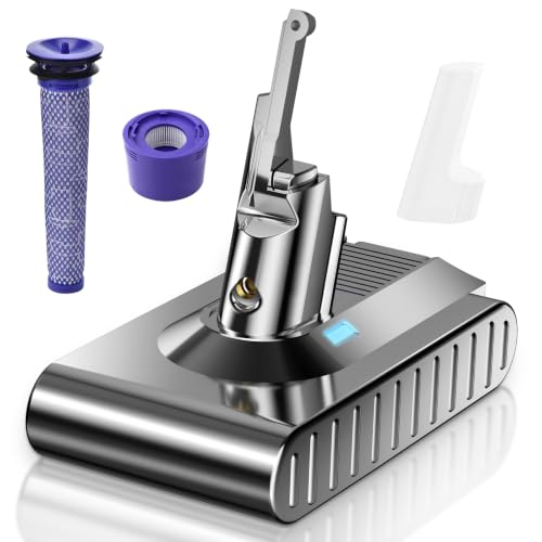 Image of Bonacell Upgraded 10000mAh 21.6V Replacement for Dyson V8 Battery Compatible with Dyson V8 /SV10 Battery 967834-05 215681 Absolute /Fluffy /Animal /Cord-Free Handheld Vacuum