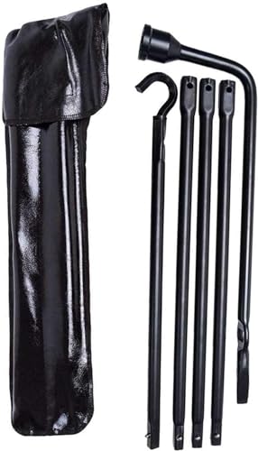 Image of Heavy-Duty Tire Lug Wrench Tool Kit for 2002-2008 Dodge RAM 1500 - Carbon Steel, Rust-Resistant, Complete with Lug Nut Wrench, Extensions, Jack Wrench & Storage Case - Ideal for Tire Changes