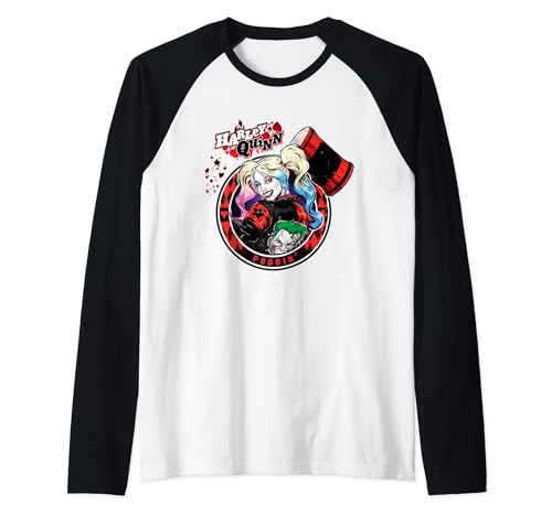 Batman Harley Quinn Joker Patch Manche Raglan