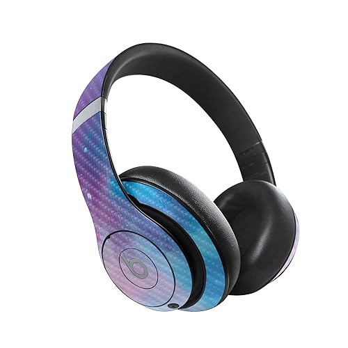 Image of MightySkins Carbon Fiber Skin Compatible with Beats Studio Pro - Cotton Candy Sky | Protective, Durable Textured Carbon Fiber Finish | Easy to Apply