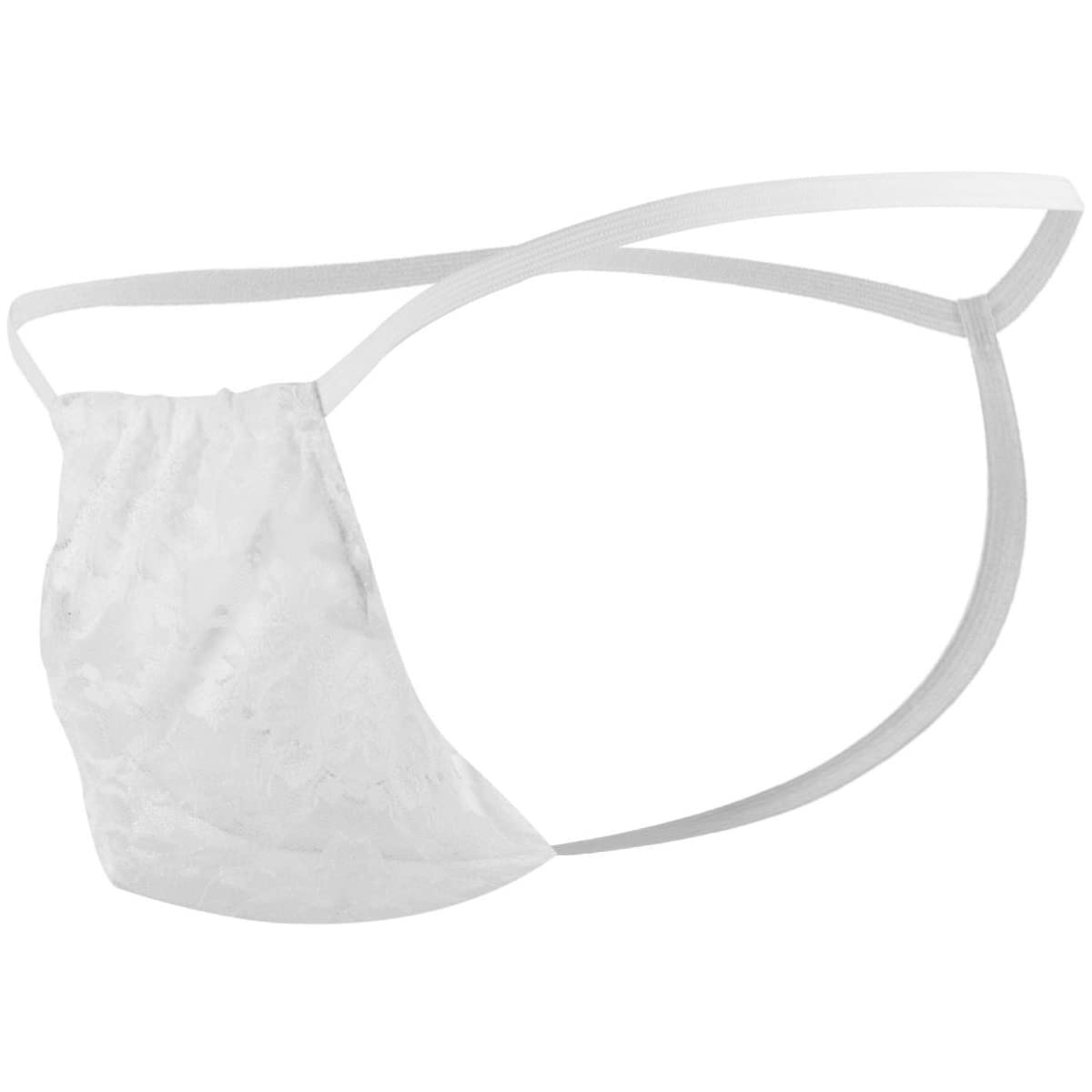 muquam Mens G-String Sheer Lace Underwear-picture-27
