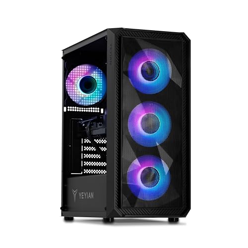 YEYIAN Yumi VR&AIQ[~OPCAIntel i5 14400F ő4.7GHzARTX 5060 Ti 8GB GDDR7A32GB DDR5 RGB 6000MHzA1TB SSDAB760 }U[{[hAWin 11 Home 
