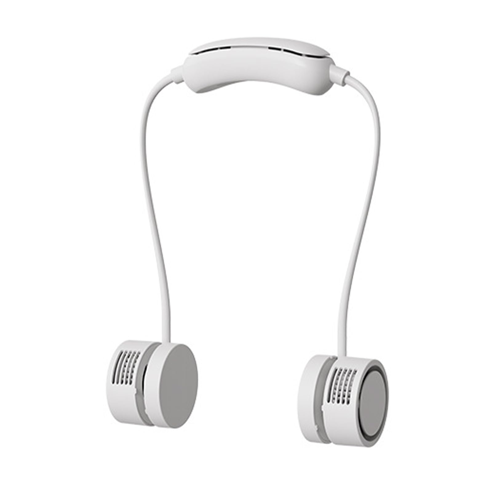 Tsophreniq Ergonomic Hanging Neck Temperature Manager with Quick Cooling Function Lightweight Comfortable for Commuting and Tasks Travel Neck Fan
